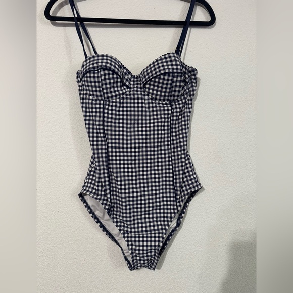 KATE SPADE BUNNY GINGHAM ONE PIECE SWIMSUIT - Picture 3 of 7